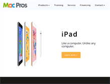 Tablet Screenshot of macpros.biz